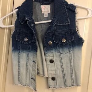 Eat. 1989 place ombré color vest girls size 7/8